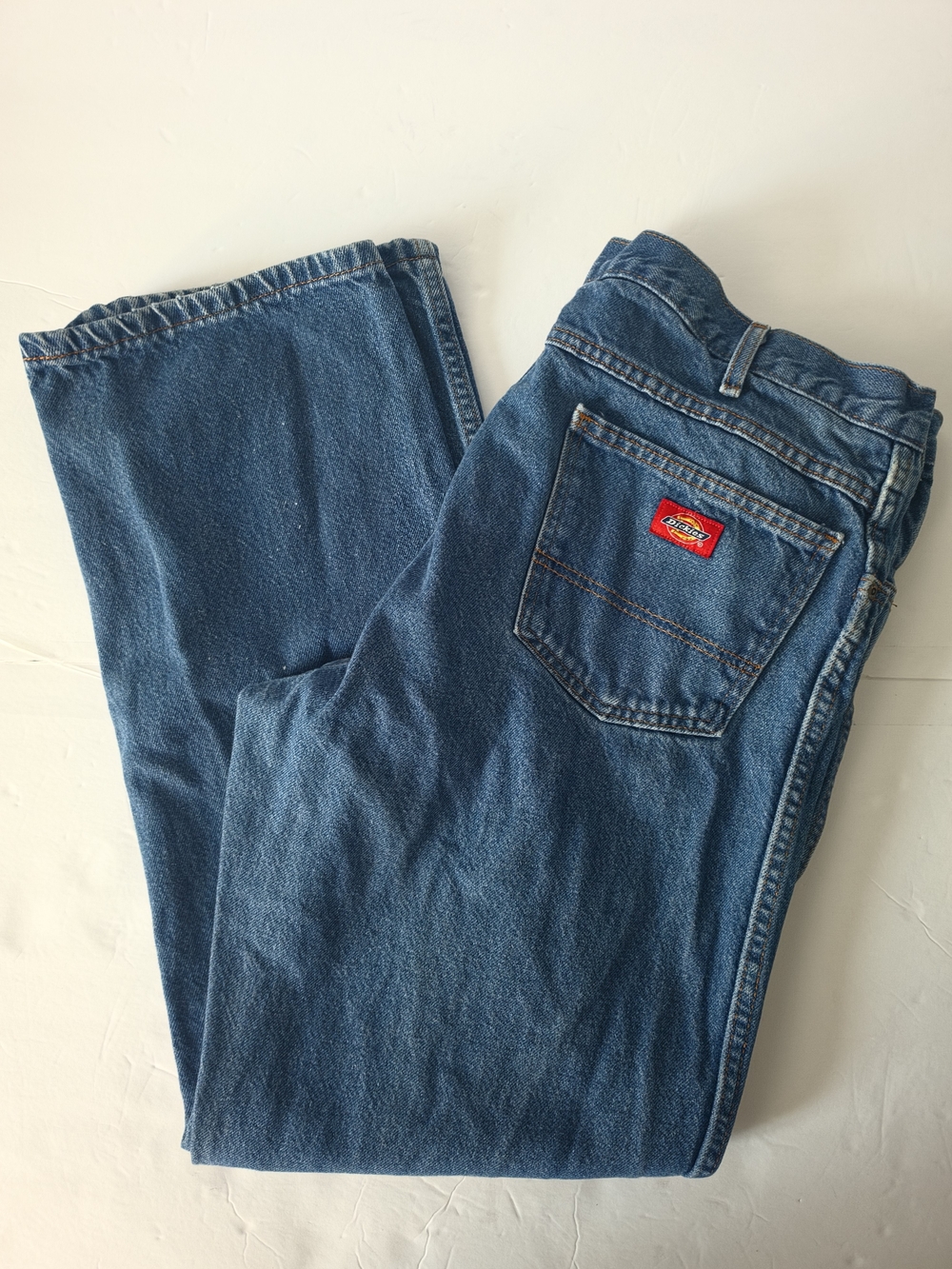 Dickies Men’s Dark Blue Relaxed Fit Denim Jeans